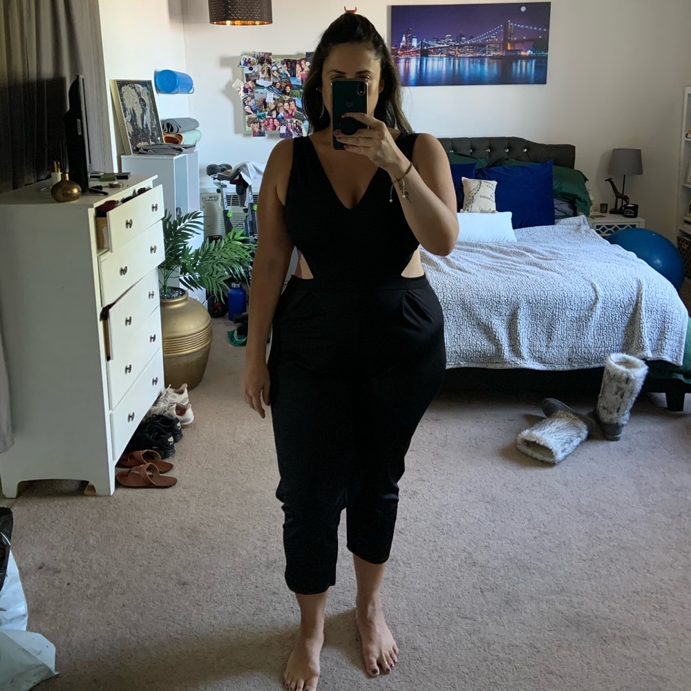 Side cutout jumpsuit